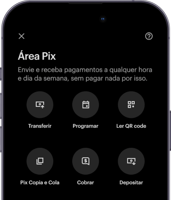 Celular Navegando Na Área Pix