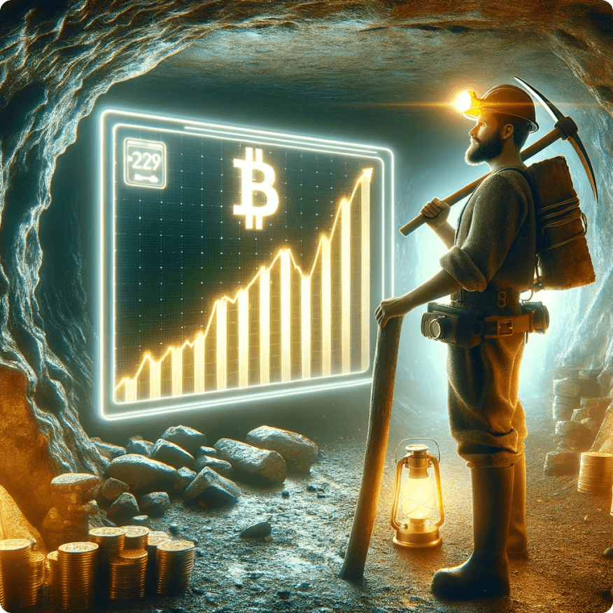 Minerador Olhando Graficos