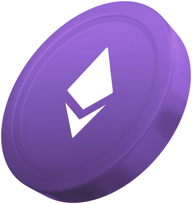 Criptomoeda Ethereum 3D